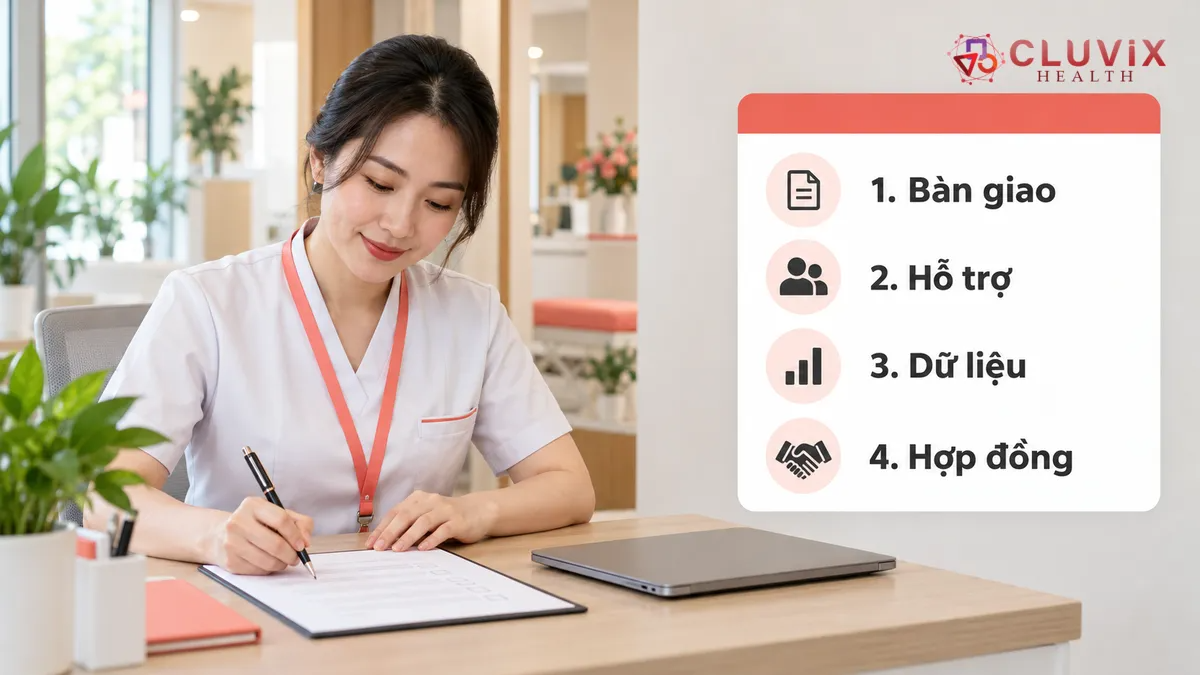 quản lý ghi câu hỏi khi mua phần mềm phòng khám