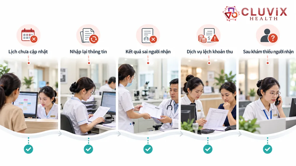 Năm điểm bàn giao dễ đứt gãy trong vận hành phòng khám